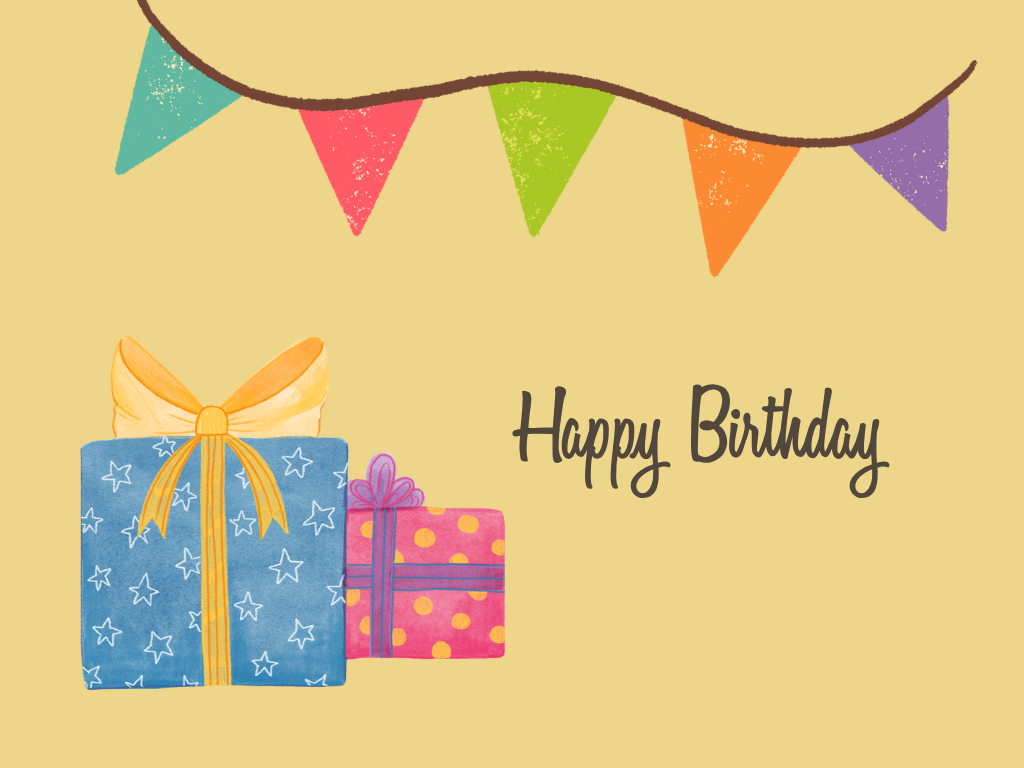 Celebrate big today! Happy B-day!