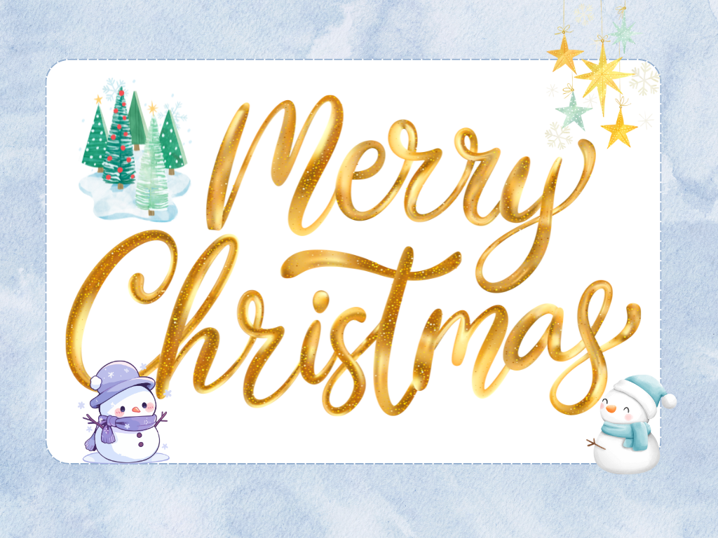 Let's party! Happy Holidays!