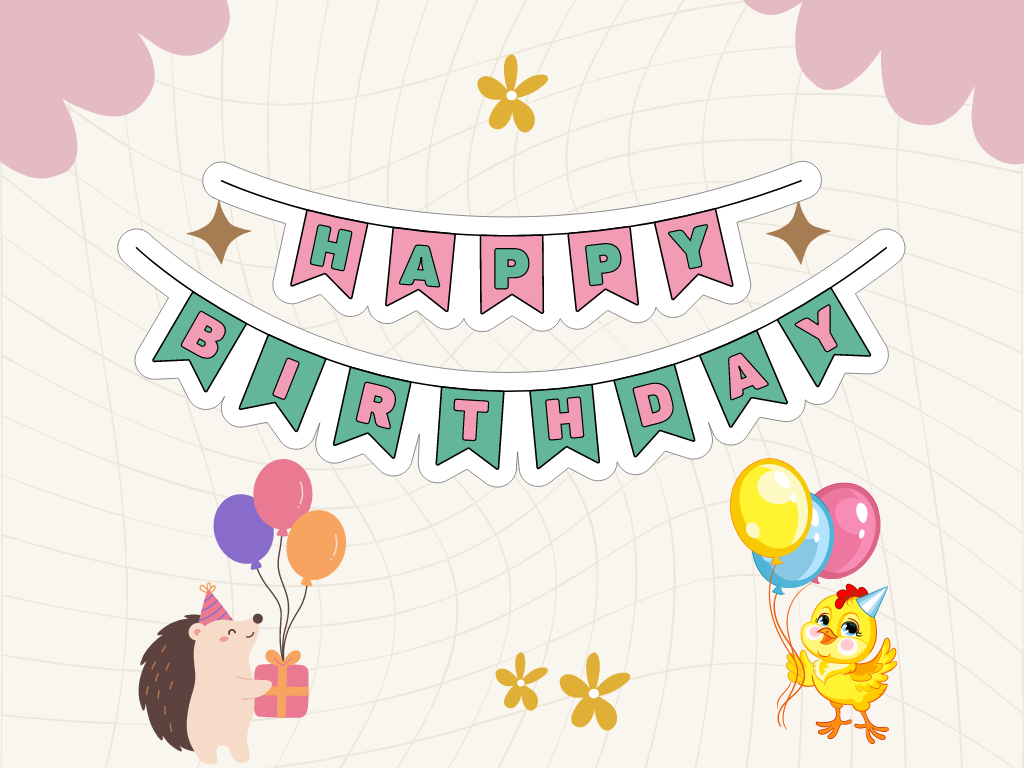 To my incredible friend, happy birthday! 🎉