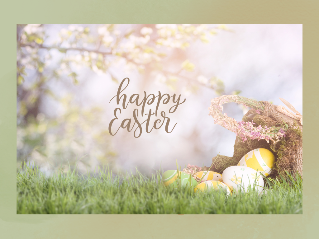 Wishing you all the peace and renewal that Easter brings.